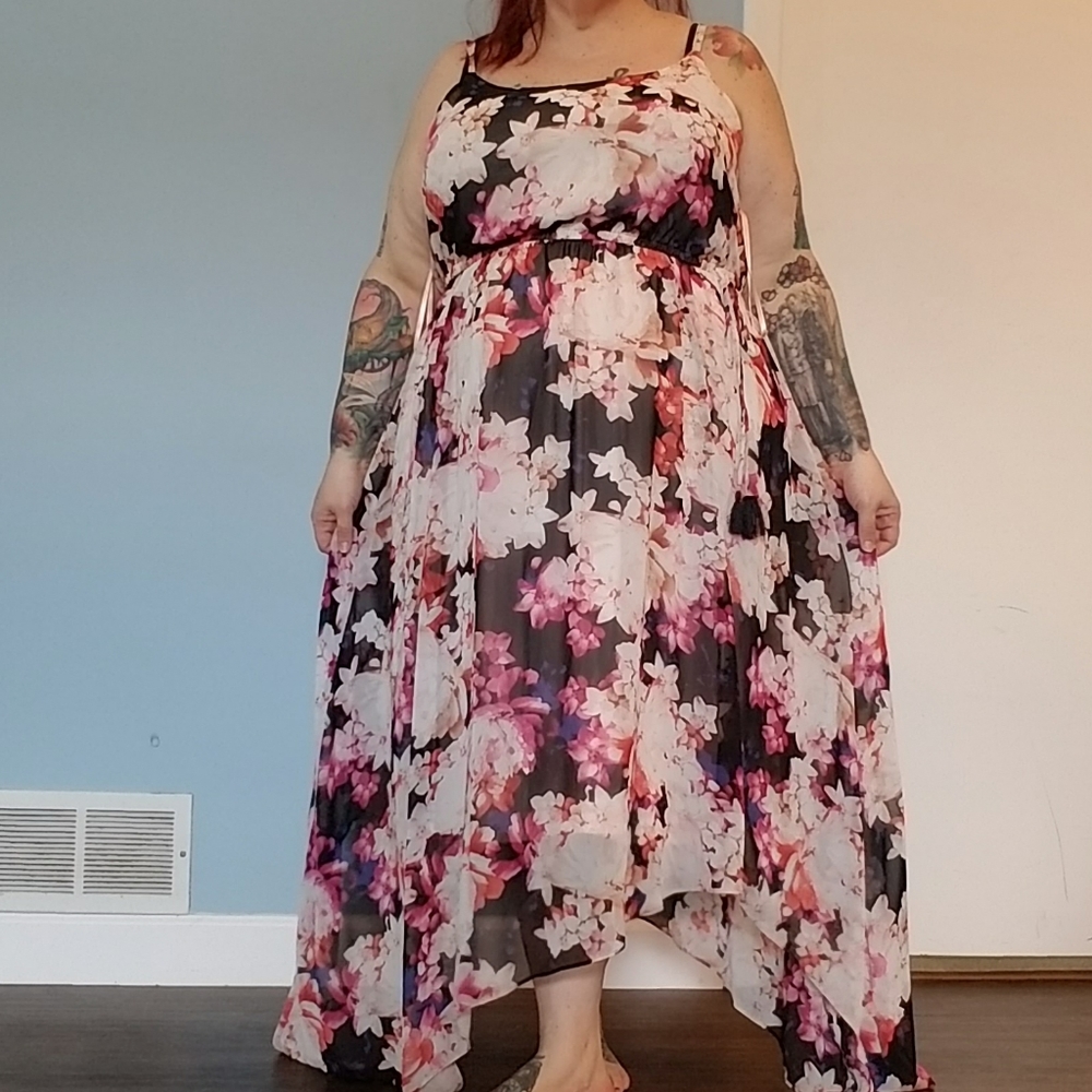 Floral maxi dress